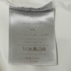 Dior Homme White Cotton Printed Cotton Jersey T-Shirt XXXL