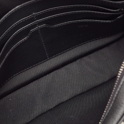 Dior Beige/Black Oblique Canvas and Leather Toiletry Bag