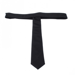 Pre Owned Dior Black Silk Skinny Tie 