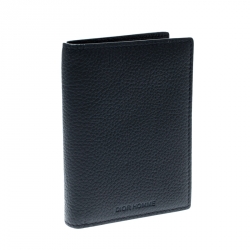 Dior Homme Navy Blue Leather Bi Fold Wallet
