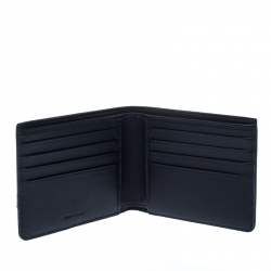 Dior Homme Navy Blue/Black Python Bifold Wallet