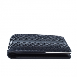 Dior Homme Navy Blue/Black Python Bifold Wallet