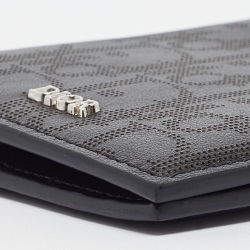 Dior Black Oblique Galaxy Leather Bifold Wallet