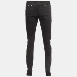Dior Black Logo Printed Denim Jeans M Waist 32"