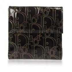 مملوكة مسبقًا Christian Dior Patent Fold Wallet