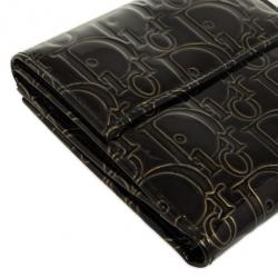 مملوكة مسبقًا Christian Dior Patent Fold Wallet