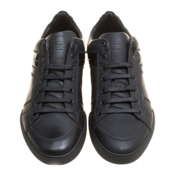 Pre Owned Dior Homme Black Leather Sneakers Size 43