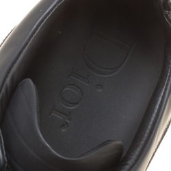 Pre Owned Dior Homme Black Leather Sneakers Size 43