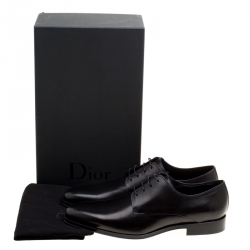 Dior Black Lace Up Derby Size 41.5
