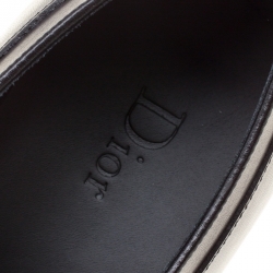 Pre Owned Dior Black Leather Lace Up Derby Size 41