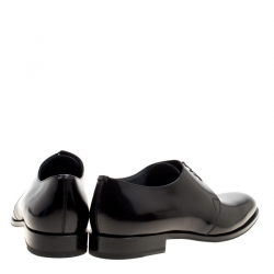 Dior Black Leather Lace Up Derby Size 41