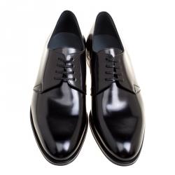 Dior Black Leather Lace Up Derby Size 41