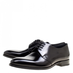 Dior Black Leather Lace Up Derby Size 41