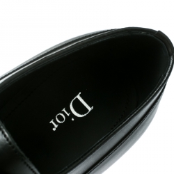 Dior Black Leather Lace Up Derby Size 42