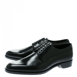 Dior Black Leather Lace Up Derby Size 42