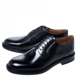 Dior Black Leather Lace Up Derby Size 42