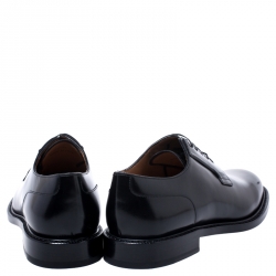 Dior Black Leather Lace Up Derby Size 42