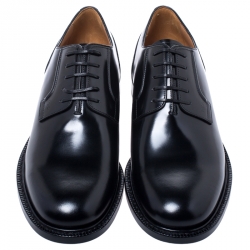 Dior Black Leather Lace Up Derby Size 42