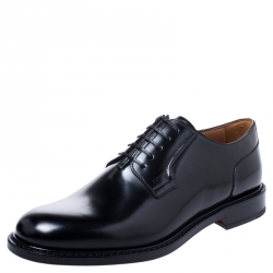 Dior Black Leather Lace Up Derby Size 42