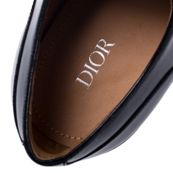 Dior Black Leather Lace Up Derby Size 42