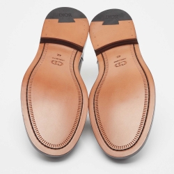 Pre Owned Dior Black Leather Lace Up Derby Size 42