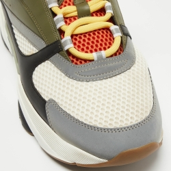 Pre Owned Dior Multicolor Mesh and Fabric B22 Sneakers Size 46