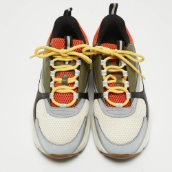 Pre Owned Dior Multicolor Mesh and Fabric B22 Sneakers Size 46