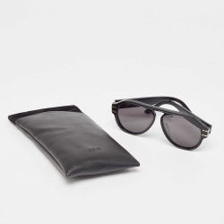 Pre Owned Dior Black DiorSignature A1U Aviators Sunglasses