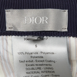 Dior Homme Grey/Navy Blue Oblique Print Baseball Cap S