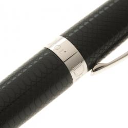Dior Black Textured Lacquer Ball Point Pen