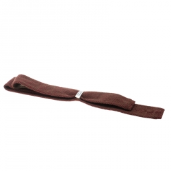 Dior Vintage Red and Brown Patterned Wool Flat Bottom Skinny Tie 
