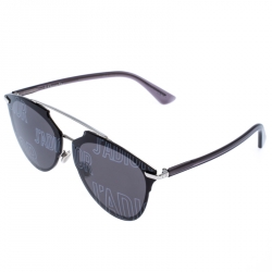 Pre Owned Dior Silver/Black Reflected P Double Bridge Sunglasses