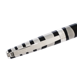 Dior Zebra Printed Silver Tone Ballpoint Pen