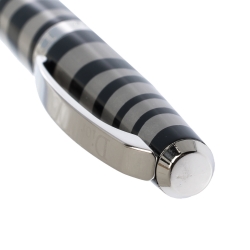 Dior Zebra Printed Silver Tone Ballpoint Pen