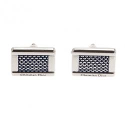 Pre Owned Dior Silver Cufflinks