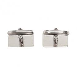 Pre Owned Dior Silver Cufflinks