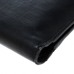 Dior Black Diorissimo Coated Canvas Bifold Wallet