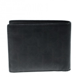 Dior Black Diorissimo Coated Canvas Bifold Wallet