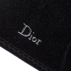Dior Black Monogram Leather Bifold Wallet