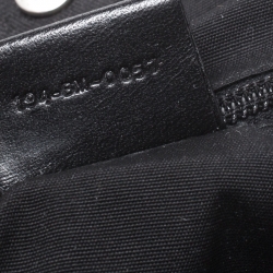 Dior Homme Black Fabric and Leather Tote