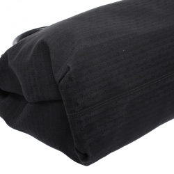 Dior Homme Black Fabric and Leather Tote