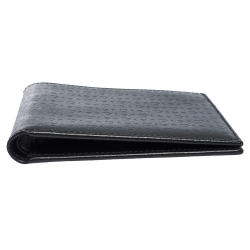  Dior Black Leather Bifold Wallet