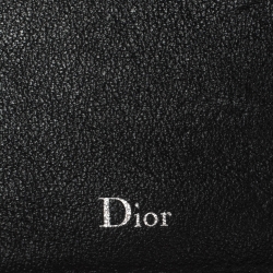 Dior Black Leather Bifold Wallet