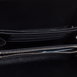 Pre Owned Dior x Rimowa Black Aluminum and Leather Personal Clutch Bag