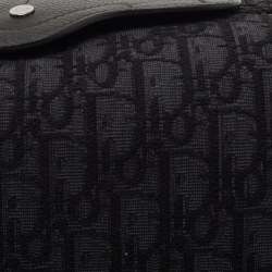 Dior Black Oblique Canvas Lingot Toiletry Case