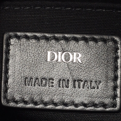 Dior Black Oblique Canvas Lingot Toiletry Case