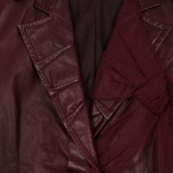 Christian Dior Leather Bow Jacket L