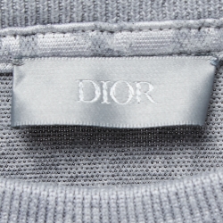 Dior Grey Oblique Jacquard Knit T-Shirt M