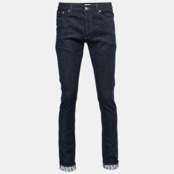 Dior Homme Blue Denim Slim Fit Oblique Jeans M Waist 32"