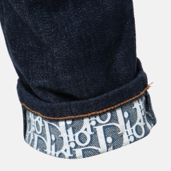 Dior Homme Blue Denim Slim Fit Oblique Jeans M Waist 32"
